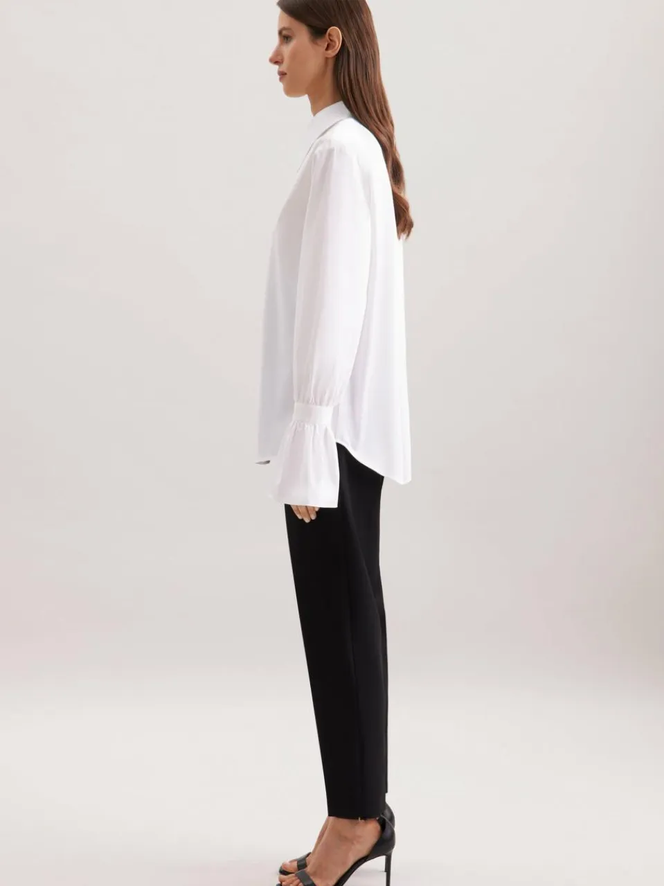 Seidensticker Blusen<Damen Hemdbluse - Uni weiß uni