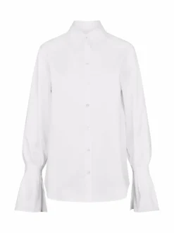 Seidensticker Blusen<Damen Hemdbluse - Uni weiß uni