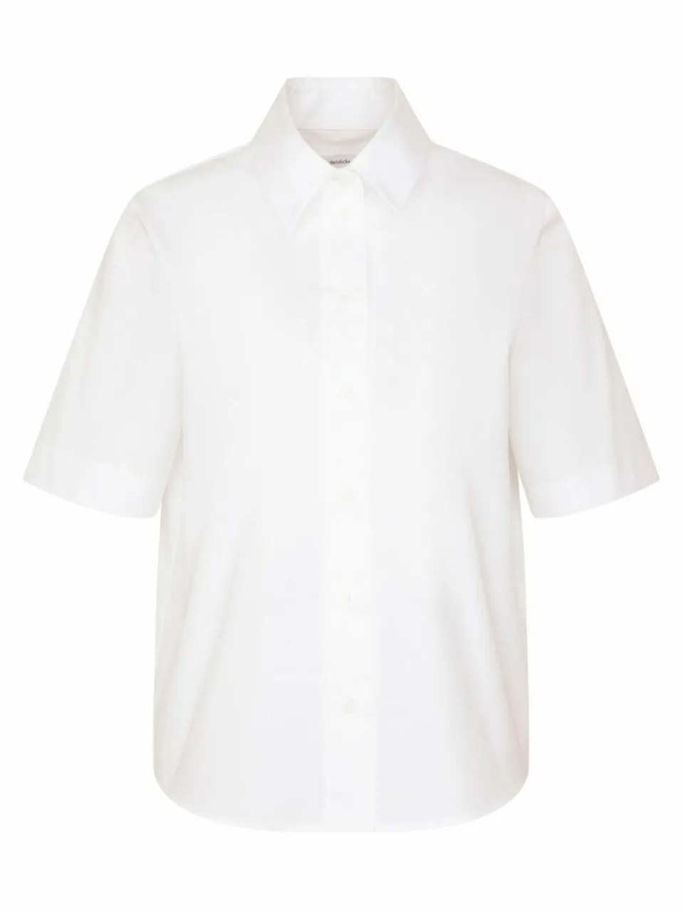 Seidensticker Blusen<Damen Hemdbluse - Uni weiß uni