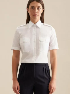 Damen Seidensticker Blusen>Damen Hemdbluse - Uni