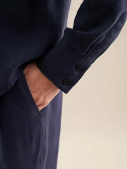 Seidensticker Blusen<Damen Hemdbluse - Uni blau uni