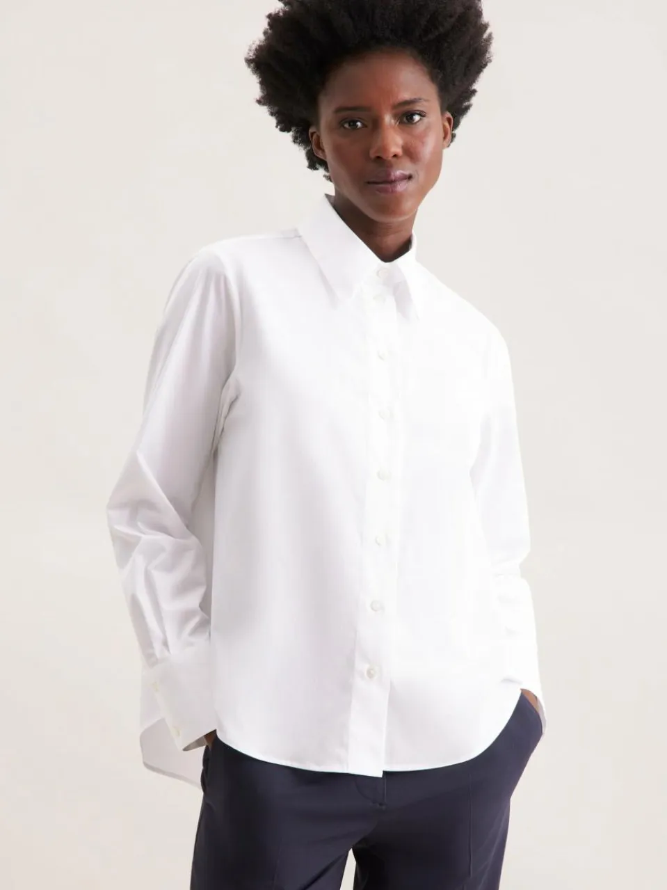 Damen Seidensticker Blusen>Damen Hemdbluse - Uni