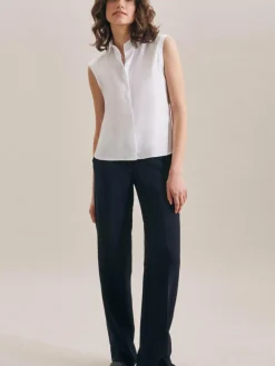 Damen Seidensticker Blusen>Damen Hemdbluse - Uni