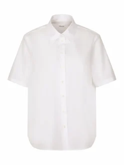 Seidensticker Blusen<Damen Hemdbluse - Uni weiß uni