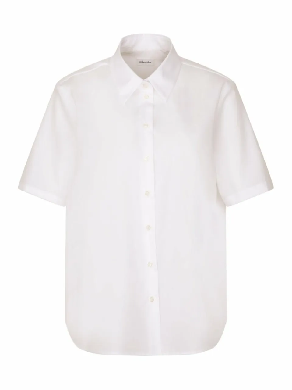 Seidensticker Blusen<Damen Hemdbluse - Uni weiß uni