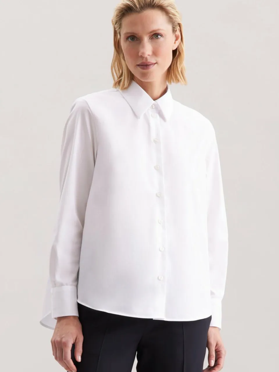 Damen Seidensticker Blusen>Damen Hemdbluse - Uni