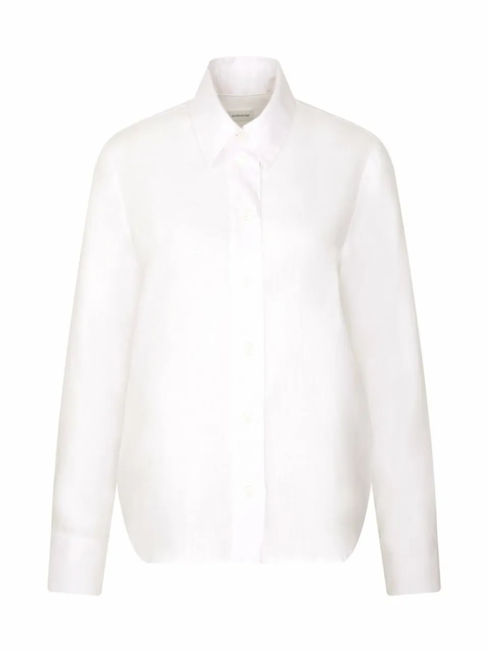 Seidensticker Blusen<Damen Hemdbluse - Uni weiß uni