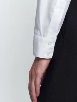 Seidensticker Blusen<Damen Hemdbluse - Uni weiß uni