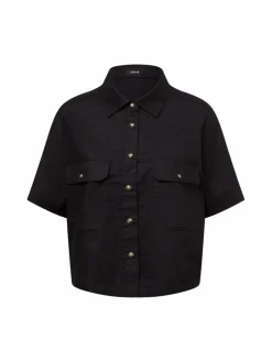 Damen Opus Blusen>Damen Hemdbluse mit Leinenanteil - Fringo