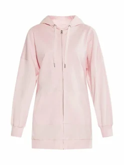 Usha Sweatshirts & Sweatjacken<Damen Hoodie rosa uni