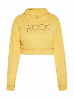 MyMo Sweatshirts & Sweatjacken<Damen Hoodie gelb uni