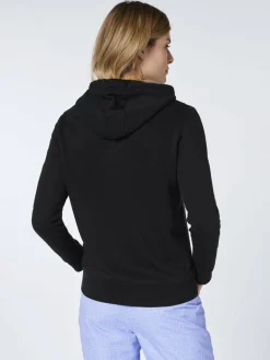 Chiemsee Sweatshirts & Sweatjacken<Damen Hoodie schwarz bedruckt