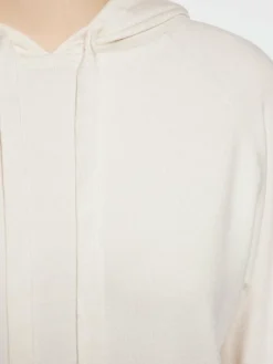 Usha Sweatshirts & Sweatjacken<Damen Hoodie weiß uni