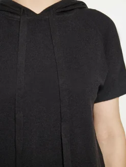 Usha Sweatshirts & Sweatjacken<Damen Hoodie schwarz uni