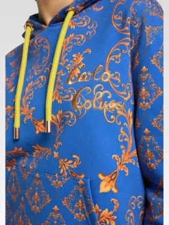 Damen Carlo Colucci Sweatshirts & Sweatjacken>Damen Hoodie ohne Reißverschluss - Citarda