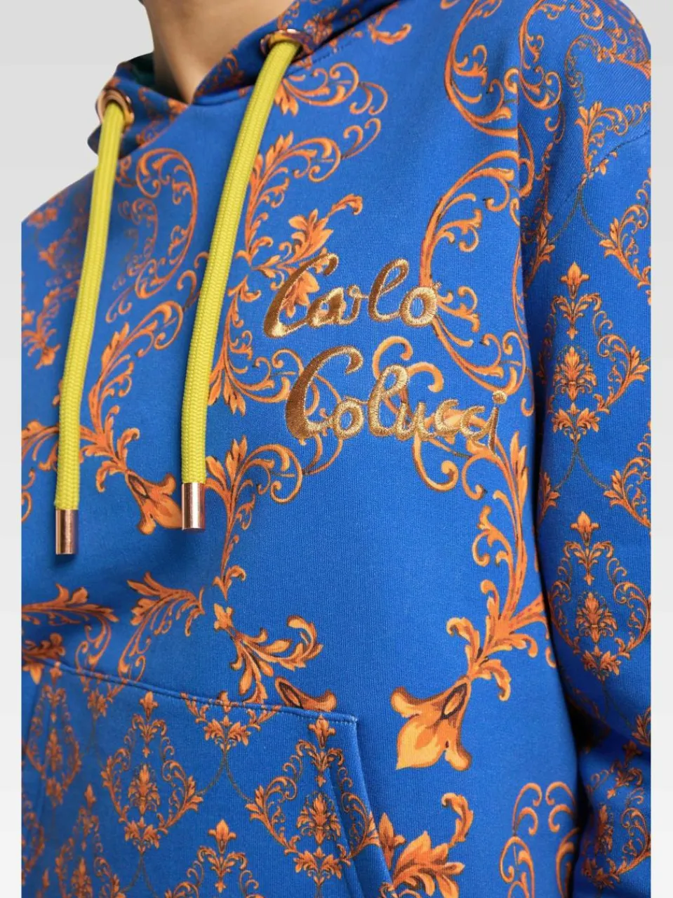 Damen Carlo Colucci Sweatshirts & Sweatjacken>Damen Hoodie ohne Reißverschluss - Citarda