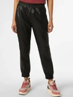 Marie Lund Hosen<Damen Hose schwarz uni