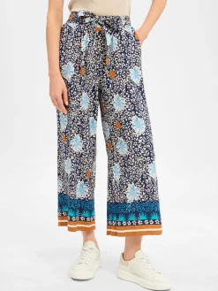 More & More Hosen<Damen Hose marine mehrfarbig gemustert