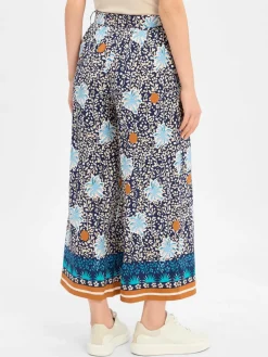 More & More Hosen<Damen Hose marine mehrfarbig gemustert