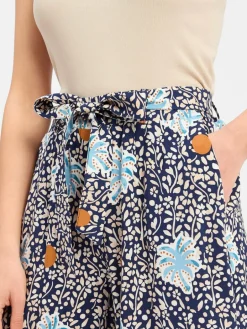 More & More Hosen<Damen Hose marine mehrfarbig gemustert