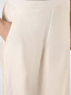 Marie Lund Hosen<Damen Hose weiß uni