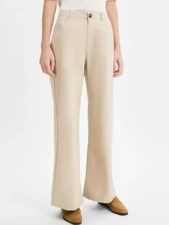 Franco Callegari Hosen<Damen Hose beige uni