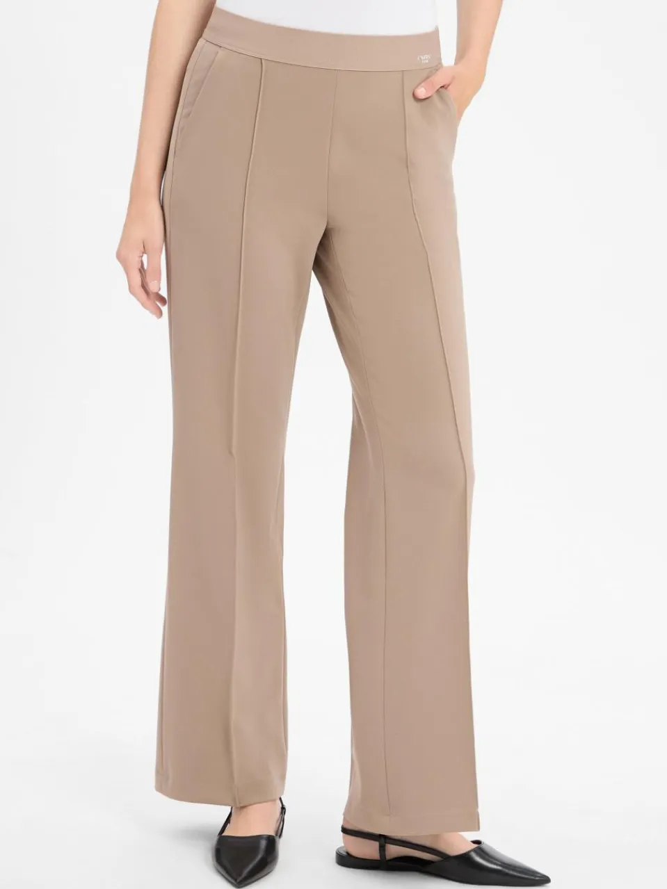 Cambio Hosen<Damen Hose - Ava beige camel uni