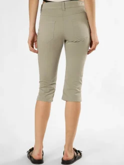 MAC Hosen<Damen Hose - Capri schilf uni