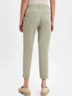 MAC Hosen<Damen Hose - Chino schilf uni