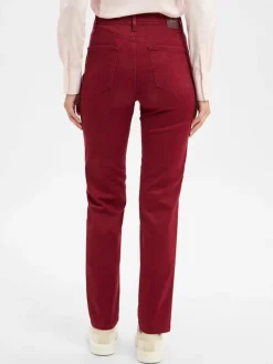 BRAX Hosen<Damen Hose - Mary bordeaux uni