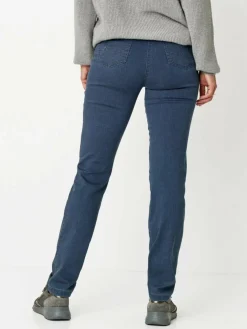 Relaxed Hosen<Damen Hose - Meine beste Freundin blau uni