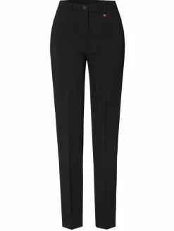 Relaxed Hosen<Damen Hose - Steffi schwarz uni