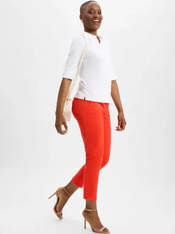 Cambio Hosen<Damen Hose - Stella orange uni