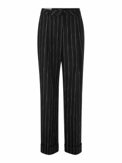 Marc Cain Hosen<Damen Hose - WASCO schwarz gestreift