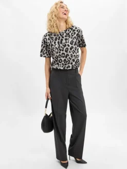 Cambio Hosen<Damen Hose Glam anthrazit uni