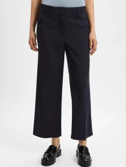 Cambio Hosen<Damen Hose mit Leinenanteil - California marine uni