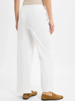 mbyM Hosen<Damen Hose mit Leinenanteil - Grasielle weiß uni