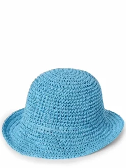 Marie Lund Mützen & Hüte<Damen Hut hellblau uni