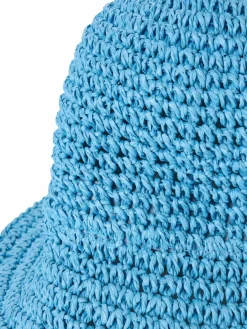 Marie Lund Mützen & Hüte<Damen Hut hellblau uni