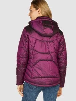 Navigazione Jacken & Westen<Damen Jacke aubergine uni