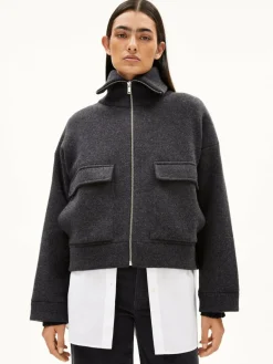 ARMEDANGELS Jacken & Westen<Damen Jacke - Joaniaas anthrazit meliert