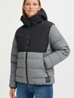 North Bend Jacken & Westen<Damen Jacke - NBSarena grau strukturiert