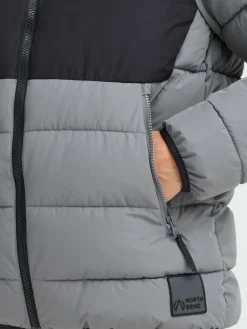 North Bend Jacken & Westen<Damen Jacke - NBSarena grau strukturiert