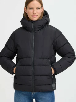 North Bend Jacken & Westen<Damen Jacke - NBSarena schwarz strukturiert