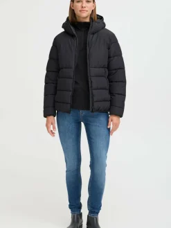 North Bend Jacken & Westen<Damen Jacke - NBSarena schwarz strukturiert