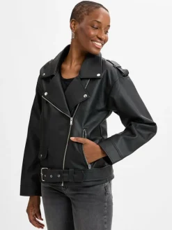 Noisy May Jacken & Westen<Damen Jacke - Paulina schwarz uni