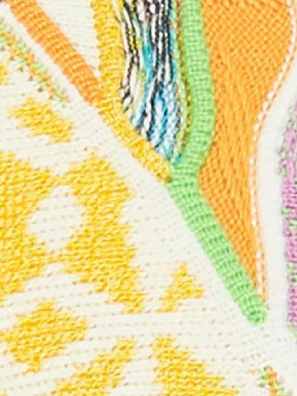 Carlo Colucci Pullover & Strickjacken<Damen Jacquardpullover - Cuscuna weiß gestreift