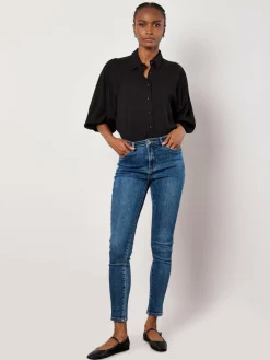 Apricot Jeans<Damen Jeans blau uni