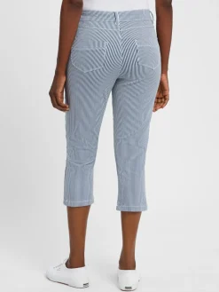 VG Jeans<Damen Jeans marine weiß gestreift