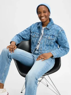 More & More Jeans<Damen Jeans hellblau uni